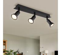 Plafonnier lampe spot réglable salon lumière couloir lampe noir