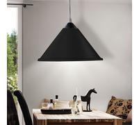 Plafonnier suspension salon luminaire suspendu spot lampe noir Eglo 27049 