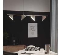 Plafonnier Lampe Suspendue Lustre de Salon Intensité Variable Mémoire LED 2600lm