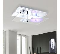 Plafonnier Lampe Télécommande RGB LED Changement De Couleur Lampe De Salon