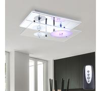 Plafonnier Lampe Télécommande RGB LED Changement De Couleur Lampe De Salon