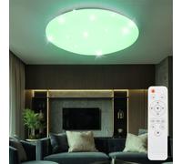Plafonnier Lampe Télécommande Tdc Dimmable Sterneeffekt Changement RGB LED