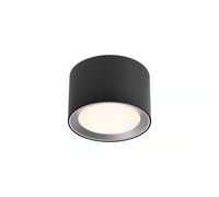 Plafonnier LANDON SMART court - variation de température de 2700-6500k LED intégrée métal noir IP44 Salle de bain - Nordlux, Intérieur