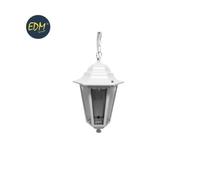 Plafonnier lanterne en aluminium EDM Zurich - Blanc - IP44