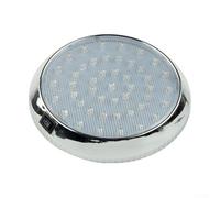 Plafonnier LED 12 V avec 46 LED blanches pour camping-car, caravane, bateau, bateau et véhicule, pour dôme en plastique durable