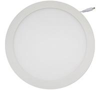 Plafonnier LED - 12 W - Blanc chaud (~ 3000 K) - Plafonnier rond plat - Blanc chaud 24 W Blanc neutre