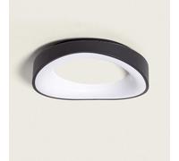 Plafonnier Led 17w Rond Ø400 Mm Cct Sélectionnable Unay Noir