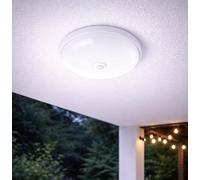Plafonnier LED 24 W 1632 lm 3000 K IP65 Capteur PIR 40 000 H [SKYD-YCB1081-24W-WW] | Greenice