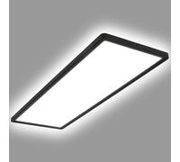 LEDKIA LIGHTING - Plafonnier LED 24W Rectangulaire | Température réglable SwitchCCT | Éclairage sans scintillement | Installation facile | Noir, Polycarbonate (PC)