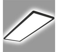 LEDKIA LIGHTING - Plafonnier LED 24W Rectangulaire | Température réglable SwitchCCT | Éclairage sans scintillement | Installation facile | 40,000 heures, Noir, Polycarbonate (PC)