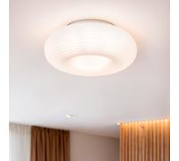 Plafonnier Led 24w Rond Métal Ø350 Mm Junai Blanc