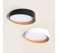 Plafonnier Led 28w Rond Ø400 Mm Cct Sélectionnable Liam Blanc