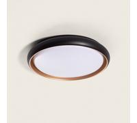 Plafonnier Led 28w Rond Ø410 Mm Cct Sélectionnable Rayan Noir