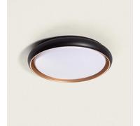Plafonnier Led 28w Rond Ø410 Mm Cct Sélectionnable Rayan Noir