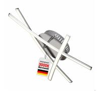 Plafonnier LED 3 barres ""Trekant"" Lampe moderne à basse consommation 45x45x9cm Éclairage plafond intérieur IP20