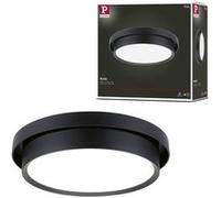 Paulmann Plafonnier LED Malik – 3-Step-Dim 2700K 850 lm 13,5 W – Noir mat – Applique/Plafonnier