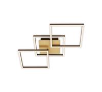 Plafonnier LED 30W Dimmable Pivotant Blanc Chaud 1300lm Couleur Or 76,3cm