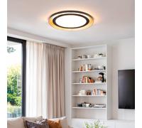 Plafonnier Led 30w Métal Bombalot Noir Mat