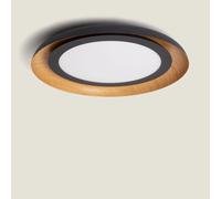 TechBrey Plafonnier LED 30W Métal Garter Noir mat Noir mat