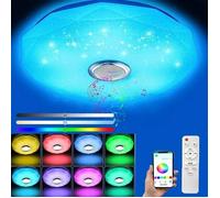 Plafonnier LED - 36W - Bluetooth - Télécommande et contrôle APP