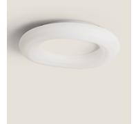 TechBrey Plafonnier LED 36W Rond Ø450 mm Kate Blanc Blanc