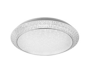 Plafonnier LED 40 W, plancher, variateur de lumière en cristal, commande CCT, TÉLÉCOMMANDE