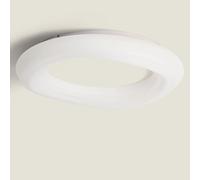 Plafonnier Led 48w Rond Métal Ø550 Mm Kate Blanc