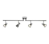 Plafonnier LED à 4 lumières orientables Jupp Led Gris G