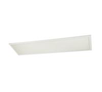 Plafonnier LED à gradation avec télécommande, ampoule lumière du jour, blanc, 40 W, 2 200 lm, blanc chaud-blanc froid, L x H 120 x 5,3 cm