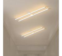Plafonnier LED à intensité variable, éclairage d'intérieur décoratif moderne pour studios, couloirs, entrées et armoires, Ø 58 cm, design blanc, solutions d'éclairage créatives