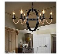 Plafonnier LED à intensité Variable, plafonnier fileté en Acrylique Nordique, plafonnier Rotatif surélevé pour Hall d'immeuble Duplex (Taille : 7 têtes, châssis Circulaire) (1 tête, châssis circulair