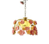 Plafonnier LED à intensité Variable, plafonnier fileté en Acrylique Nordique, plafonnier Rotatif surélevé pour Hall d'immeuble Duplex (Taille : châssis Circulaire à 7 têtes) (7HEADSCircular Chassis)