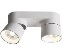 Plafonnier LED à spot encastré moderne et réglable, compatible avec le salon de la .(Bianco)