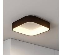 Plafonnier LED Aleksi Arcchio, dimmable, noir, Cuisine, Métal, Moderne, Plafonnier LED