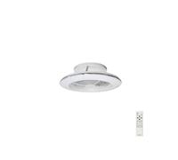 Mantra Iluminación. Modèle ALISIO MINI. Ventilateur et plafonnier de 52,5 cm de diamètre blanc Source lumineuse LED 70 W 2700 K-5000 K 4900 lm Ventilateur 30 W
