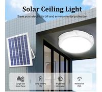 Plafonnier LED - ALLONSCD - 60W - Télécommande - 3 Couleurs - Solaire Intérieur 20cm
