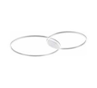 Plafonnier LED Anneaux Intensité Variable L: 124 CM 46 W Deckenleuchte