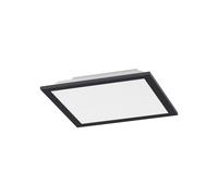 Plafonnier LED Antireflet Noir Pour Salon B:29 Cm 18 W Luminaire Plat