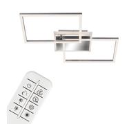 Plafonnier LED Applique Dimmable Télécommande CCT 40W 4200lm 50cm Argent