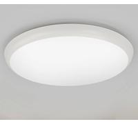 Plafonnier LED Augustin Arcchio, blanc, Salle de bain, Matière Plastique, Moderne, Plafonnier LED