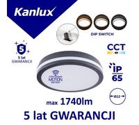 Plafonnier LED avec capteur BENO 12-18W CCT-O-SEG BENO CCT 38790