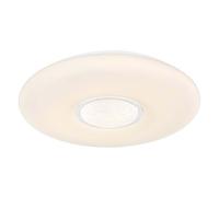Plafonnier LED avec effet arc-en-ciel RVB blanc rond clair 1x LED á 24W avec CCT