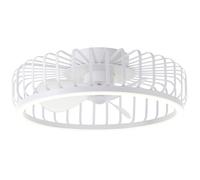 Plafonnier LED avec ventilateur CAPO blanc métal/plastique DIA. 48cm