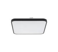 Plafonnier LED Bain Noir Aluminium IP44 Blanc Neutre 4000 K Deckenleuchte