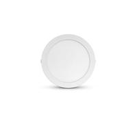 Plafonnier LED blanc Ø300 24W 3000°K