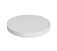 Plafonnier LED blanc dimmable - lampe de plafond classique rond, Design élégant, Éclairage moderne salon chambre à coucher avec télécommande, cuisine bar escalier minimaliste Applique murale (Ø 60cm)