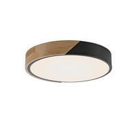 Plafonnier LED Blendarm Bois Ø32 CM Noir 3000 K chambre à coucher Deckenleuchte