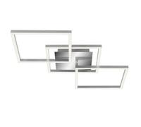 Plafonnier Led - Briloner - Bri2006-01 - Métal-Plastique - Chromé-Argenté - 763x368x73mm