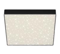 Plafonnier Led Briloner Leuchten Flame Star, 21 W, 2000 Lm, Ip20, Noir, Métal-Plastique, 28,7 X 28,7 X 3,6 Cm