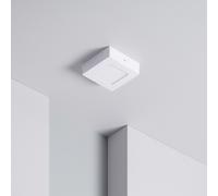 Plafonnier Led Carré 6w 120x120 Mm Blanc Neutre 4000k